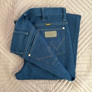 Mens Wrangler COWBOY CUT ORIGINAL FIT:RIGID INDIGO 34x30